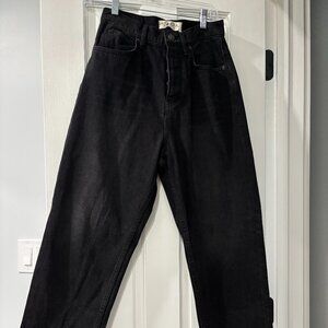 Black High-Rise Women's Jeans
